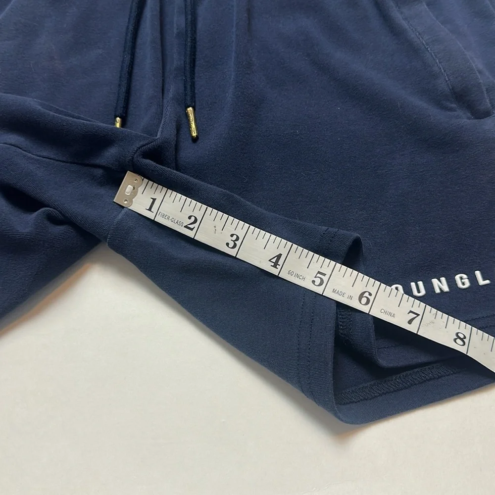 YoungLA Perfect Workout Shorts Navy Blue Size Small - Picture 9 of 12